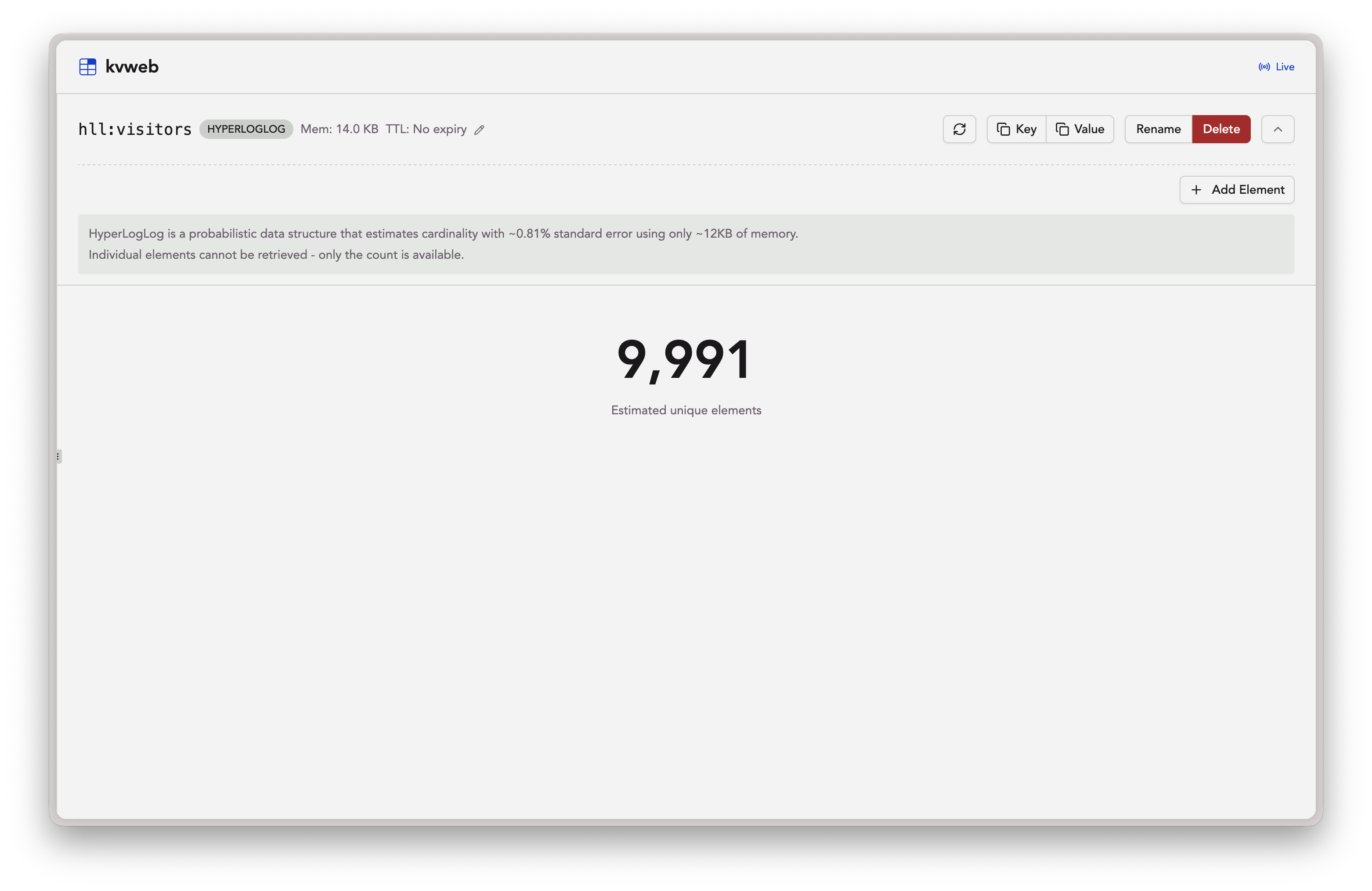 kvweb screenshot 4 light theme